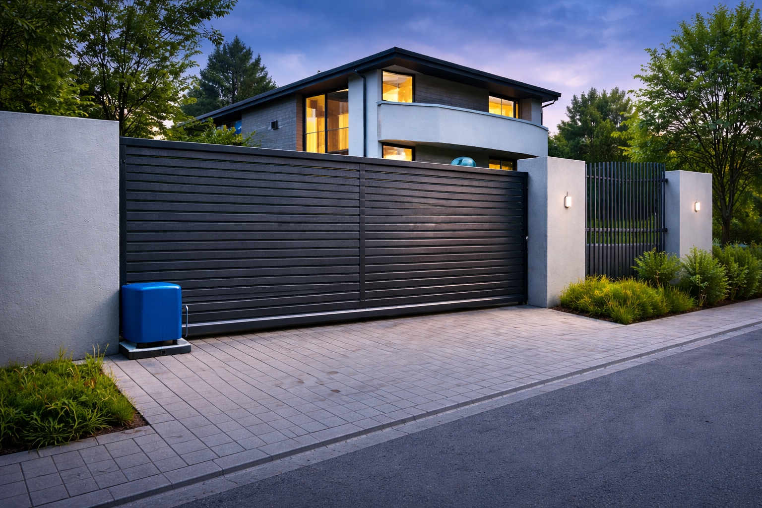 Automated gate installation